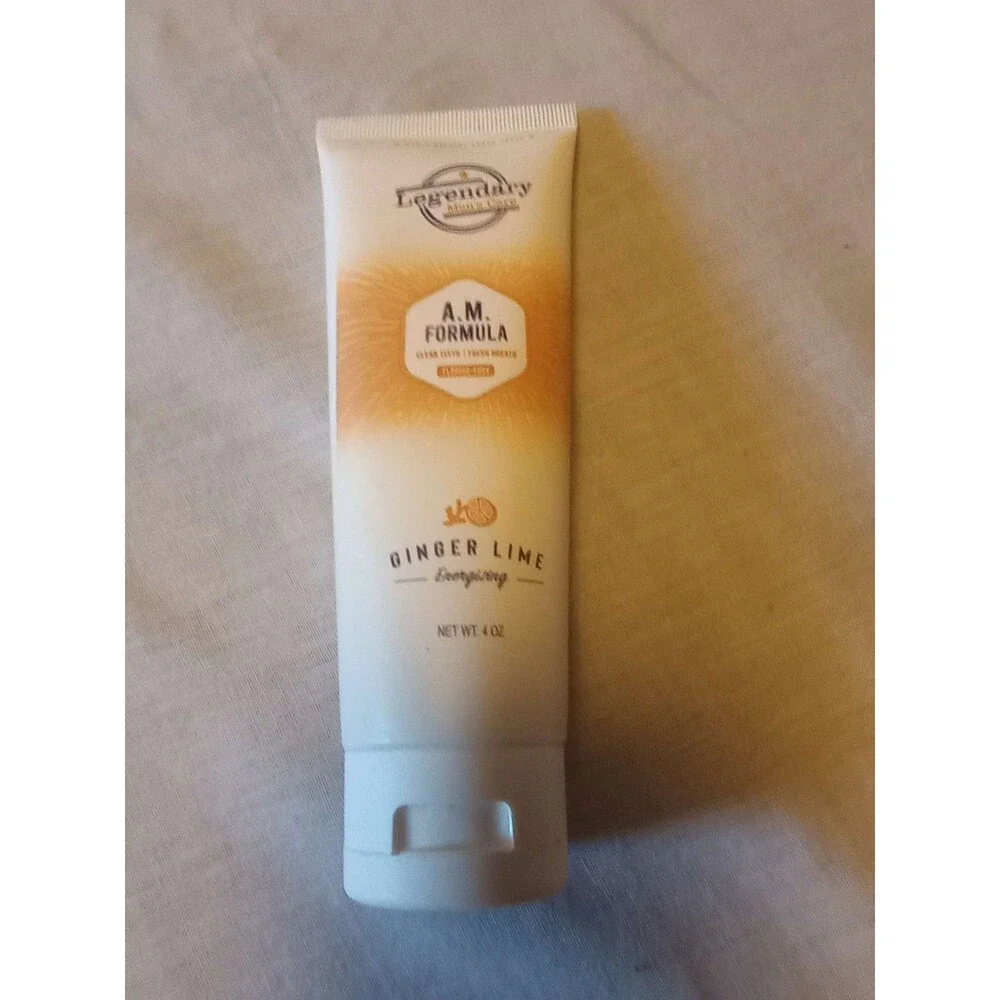 Legendary Men's Care Ginger Lime AM Formula Toothpaste Fluoride Free 4 oz Tube